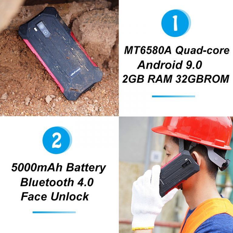 Ulefone Armor X3 Android 9.0 5000mAh IP68/IP69K Waterproof Rugged