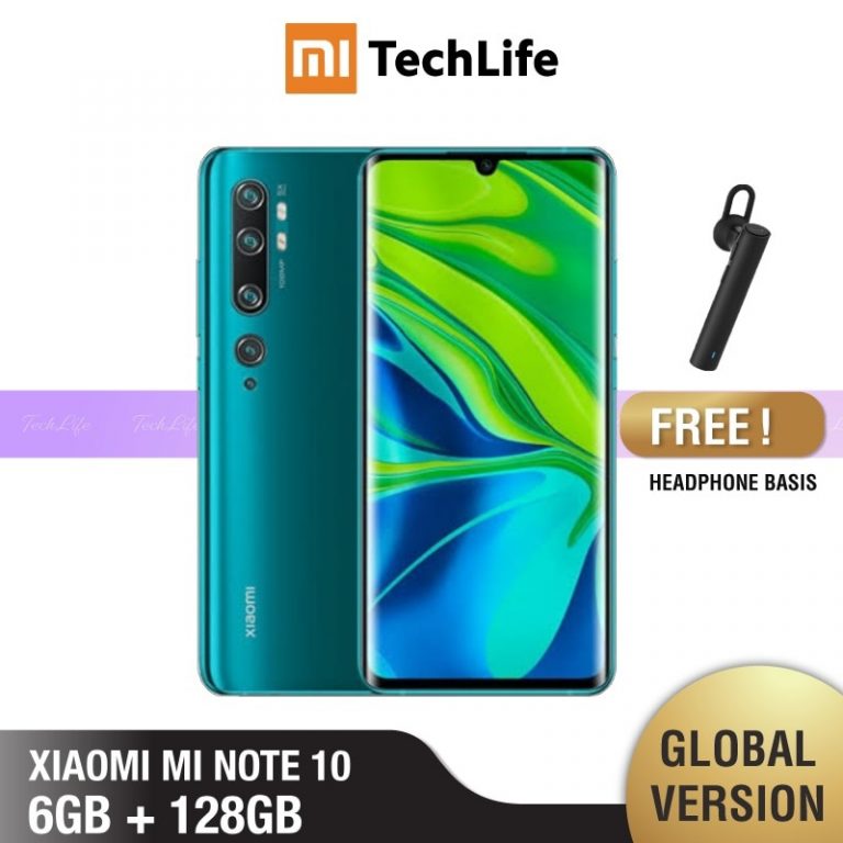 Global Version Xiaomi Mi Note 10 128GB ROM 6GB RAM (Brand New / Sealed) note 10, note10 Smartphone Mobile 2 Xiaomi Mi Note 10 - Unleash Cutting-edge Technology with 128GB ROM, 6GB RAM, and 64MP Camera