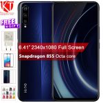 Original vivo iQOO Mobile Phone 6GB 128GB 6.41" Snapdragon 855 Octa Core 3Cameras 12MP+13MP+2MP Android 9 4000mAh NFC Smartphone