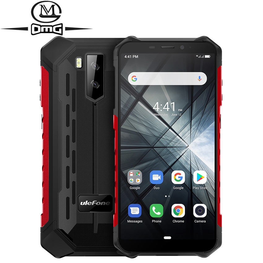 Ulefone Armor X3 Android 9.0 5000mAh IP68/IP69K Waterproof Rugged mobile phone Quad core 5.5" phones face ID 3G Smartphone