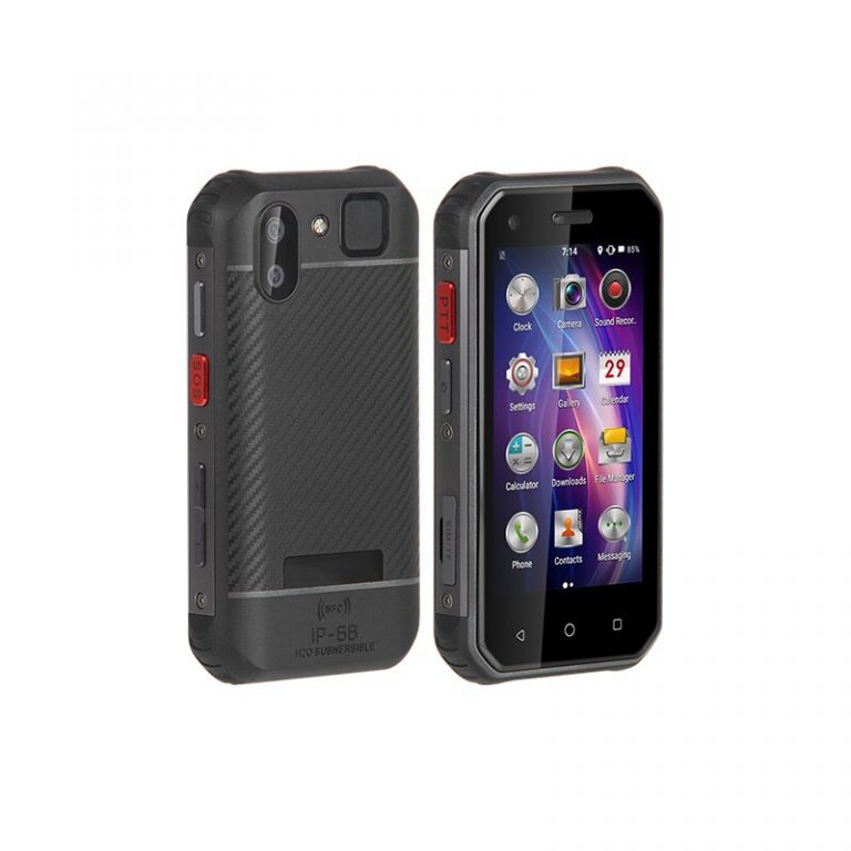 UNIWA M31 3" 4G Waterproof Pocket Smartphone 3GB 32GB Android 6.0 MobilePhone Quad Core 1900mAh Cellphone Face ID Unlock PTT NFC