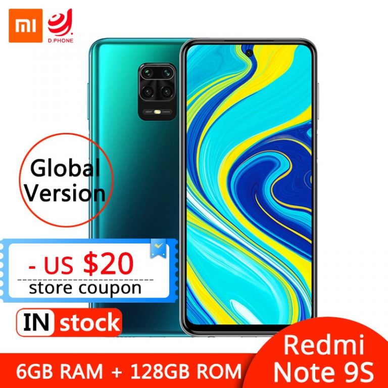 Xiaomi Redmi Note 9S 6GB 128GB Global Version Smartphone Snapdragon