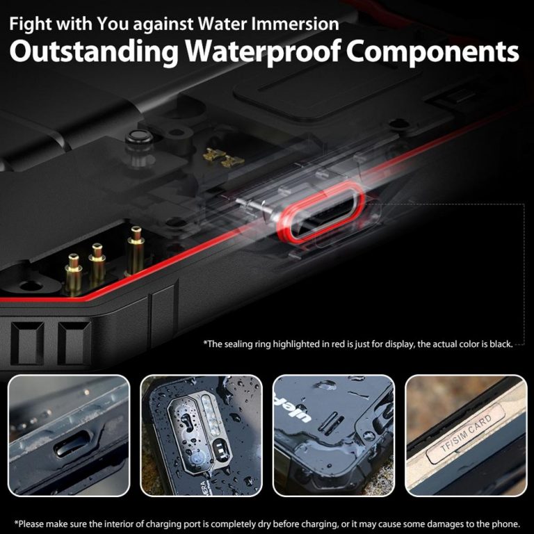 Ulefone Armor 7E IP68 Rugged Mobile Phone Helio P90 Octa Core 4GB+128GB