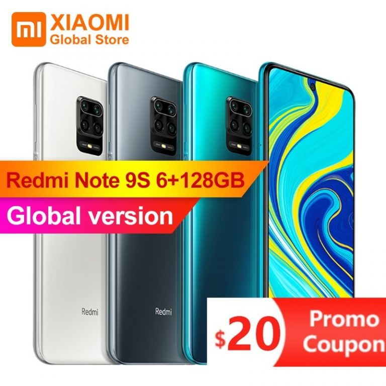 Xiaomi Redmi Note 9S 6GB 128GB Global Version Smartphone Snapdragon