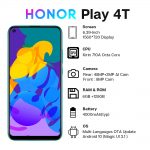 New Arrival Honor Play 4T 4 T Play4T Smartphone 6GB 128GB 6.39'' 48MP