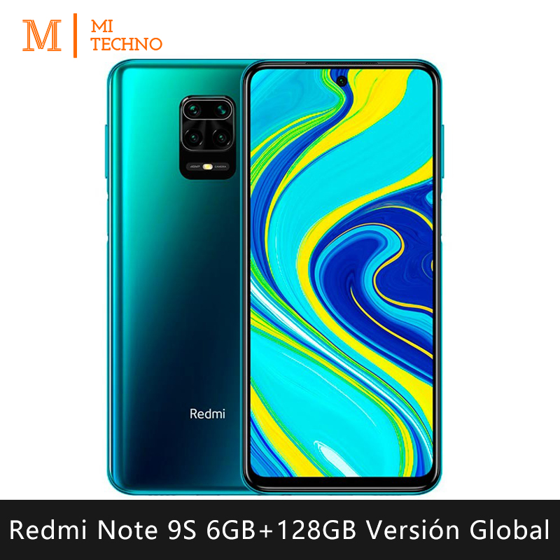 Xiaomi Redmi Note 9S Smartphone (6GB RAM 128GB ROM handphone Free Cell New android battery 5020mAh)[Global version]