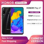 New Arrival Honor Play 4T 4 T Play4T Smartphone 6GB 128GB 6.39'' 48MP AI Camera Fingerprint Face ID 4000mAh Mobile Phones OTA