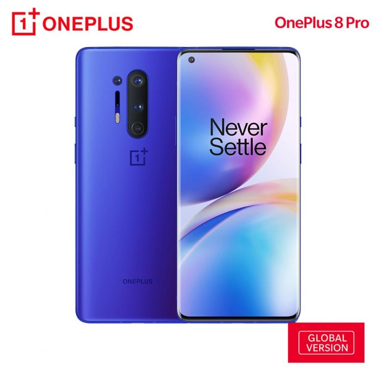 OnePlus 8 Pro 5G Global Version Smartphone 8GB 128GB Snapdragon 865 6.78" 120Hz Fluid AMOLED 3168 x1440 Display 4510mAh 30 W NFC