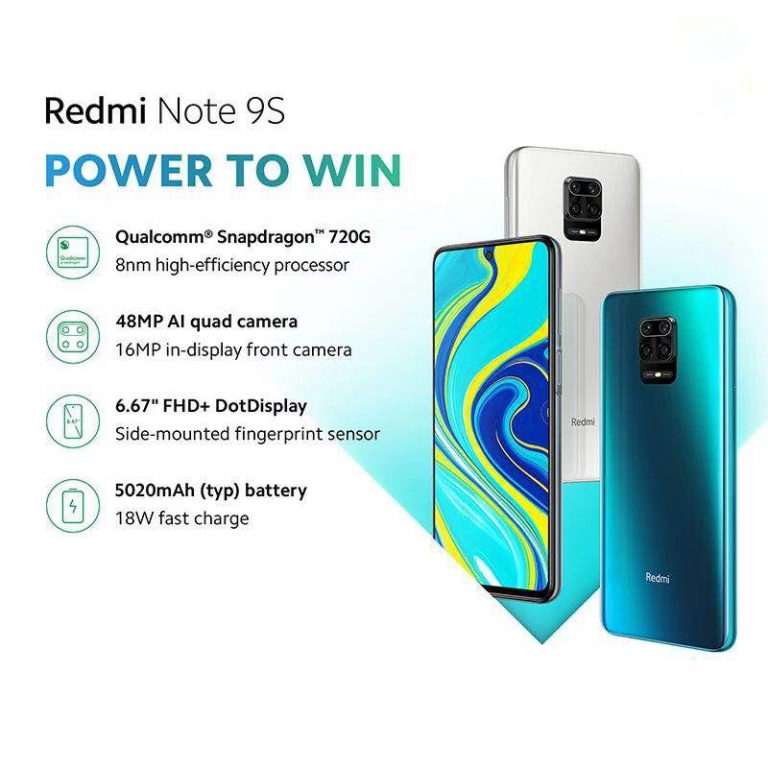 Xiaomi Redmi Note 9S Note 9 S 4GB 64GB Global Version Smartphone Snapdragon