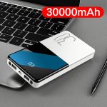 2020 Newest Power Bank 30000mAh Portable Charging Poverbank Mobile Phone