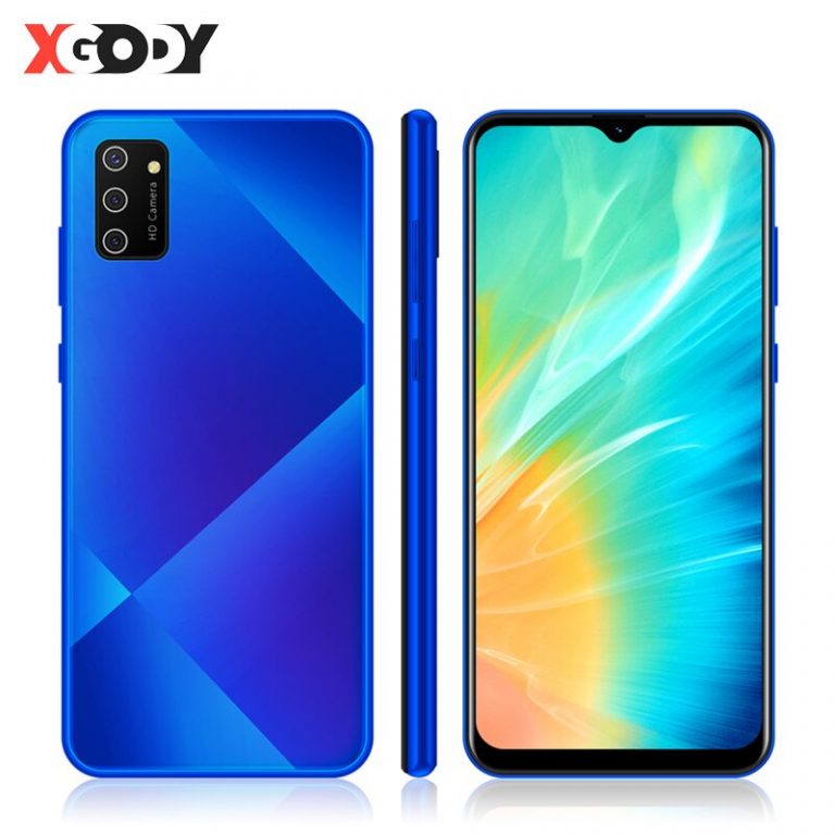 XGODY S20 3G Smartphone Android 9.0 6.53" 19:9 Waterdrop Mobile Phone 1GB+4GB MTK6580 Quad Core Dual SIM WiFi 5MP Camera 3000mAh