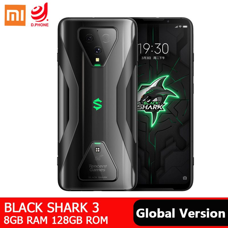 Xiaomi Black Shark 3 8GB 128GB Gaming Smartphone 5G Snapdragon 865 Octa Core 6.67" AMOLED Screen 64MP Triple Camera 4720mAh
