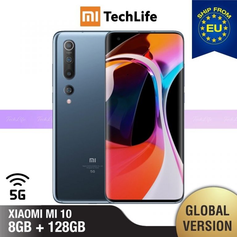 Global Version Xiaomi Mi 10 8GB RAM 128GB ROM (Brand New / Sealed)