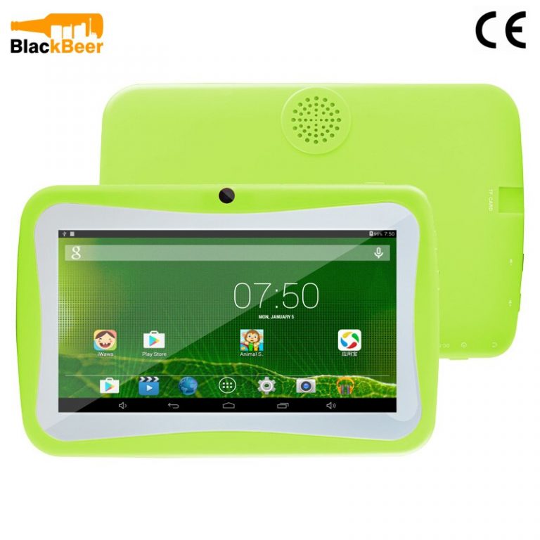 UNIWA 7" Children Tablet Mobile Phone 1G 8G ROM Allwinner A33 QuadCore Smartphone Android 5.1 Educational Kids Tablet PC 2500mAh