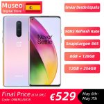 Global Rom OnePlus 8 5G Smartphone Snapdragon 865 Octa Core 6.55'' 90Hz AMOLED Screen 48MP Triple Cams 4300mAh Warp Charge 30T