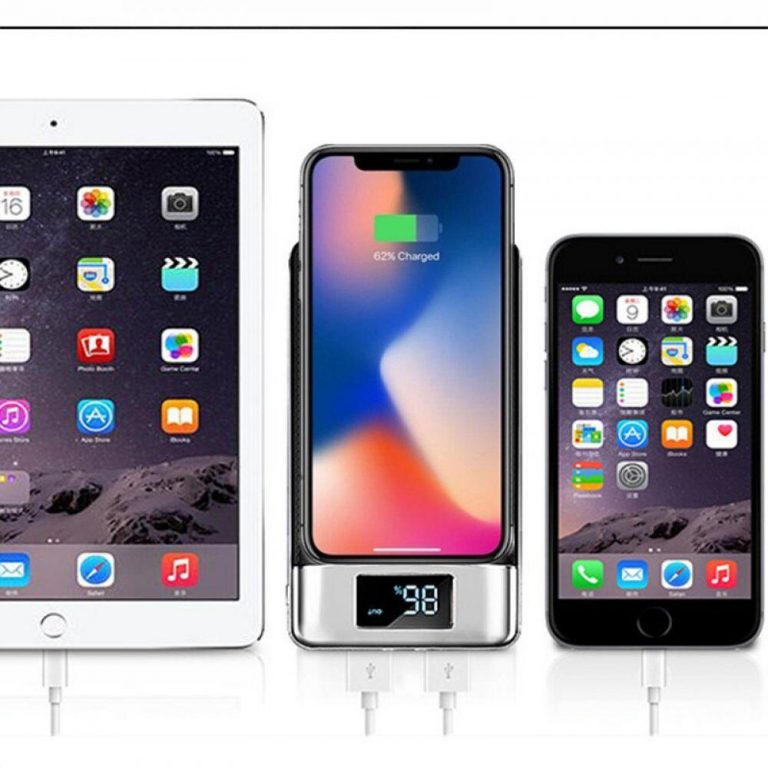10000mah Powerbank Wireless Charger Fast Charge Power Bank Portable