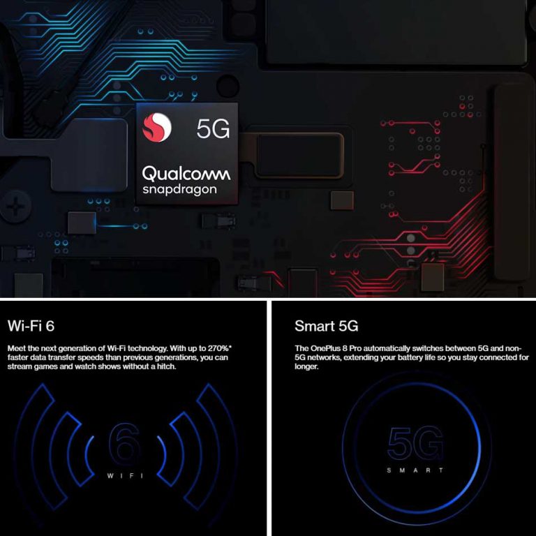 Global ROM Oneplus 8 pro 5G Mobile Phone 12GB 256GB /8GB 128GB 6.78" 120Hz Snapdragon 865 48MP 30W 4510mAh NFC 5G Smartphone 1 Ultra-Speed Meets Flagship Power – OnePlus 8 Pro 5G Mobile Phone Unlocked
