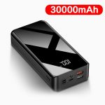 2020 New 30000mAh Power Bank USB Quick Charge 30000 mAh Powerbank