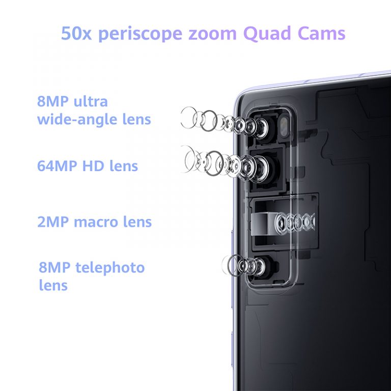 Pre Sale Huawei Nova 7 Pro 5G Smartphone Kirin 985 64MP Quad Cams