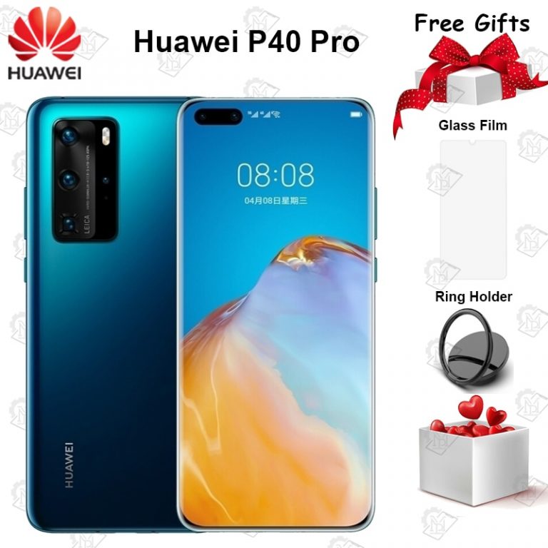 New Original Huawei P40 Pro 5G Mobile Phone 6.58 inch 90Hz Screen 8G+128G Kirin 990 Android 10 50MP Quad Cameras 40W Smartphone