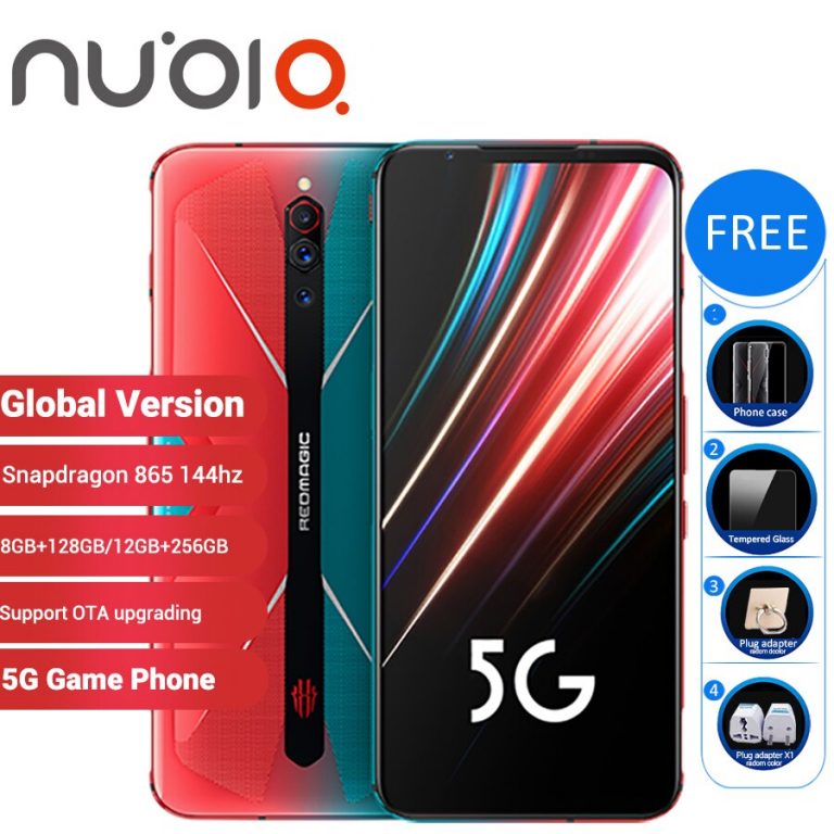 Global Version Nubia Red Magic 5G Gaming SmartPhone 12GB 256GB / 8GB 128GB 6.65" Snapdragon 865 Redmagic 5G Game Mobible Phone