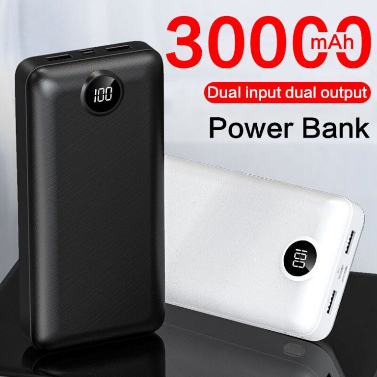 2020 New for Xiaomi Power bank 30000mAh USB Type C Fast Charging Portable Mi Powerbank 30000 External Battery Poverbank