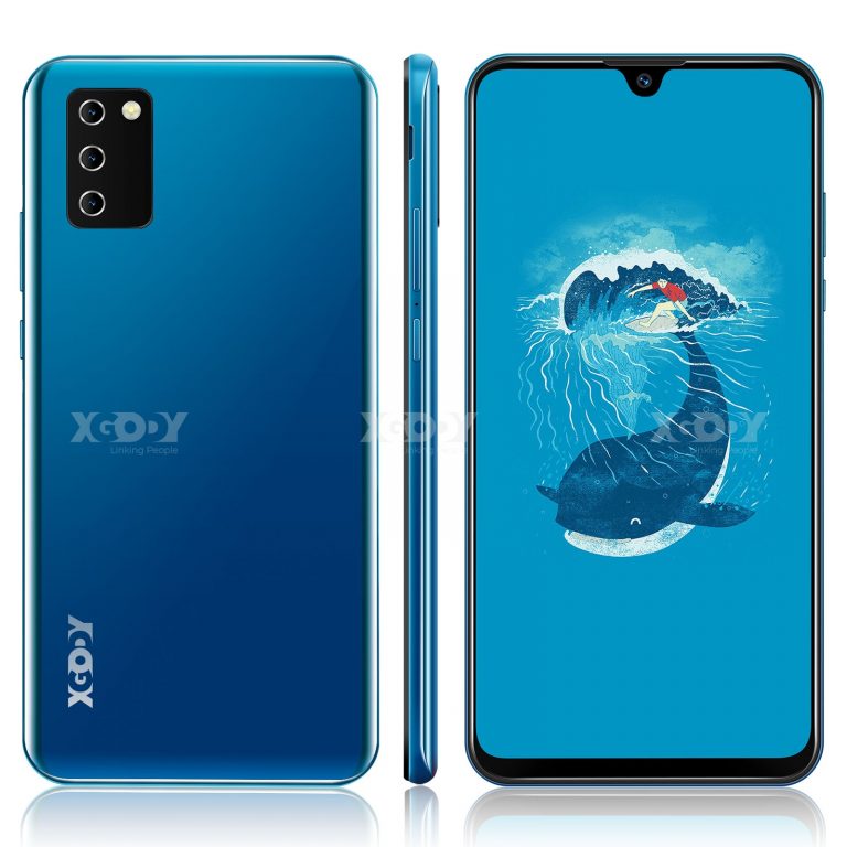 XGODY NOTE10 Android 9.0 4G mobile phones 2GB RAM 16GB ROM Face ID 5MP Camera Dual SIM GPS WIFI 7.2" 19:9 smartphone Quad Core