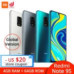 Xiaomi Redmi Note 9S Note 9 S 4GB 64GB Global Version Smartphone Snapdragon