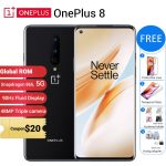 Global ROM Oneplus 8 5G Mobile Phone 12GB 256GB /8GB 128GB 6.55" 90Hz Snapdragon 865 48MP 30W 4300mAh NFC 5G Smartphone