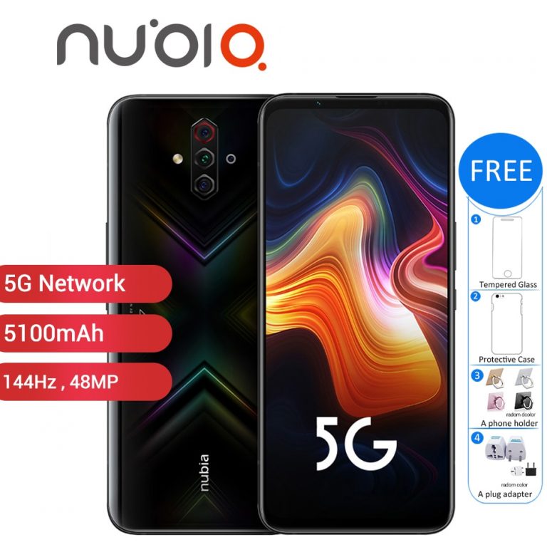 Original Nubia Play 5G Mobile Phone 256GB /128GB 8GB 5100mAh 30W 6.65" Snapdragon 765G 48MP Quad Camera NFC 5G Smartphone