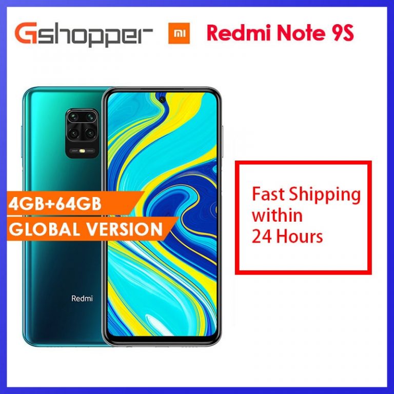 Xiaomi Redmi Note 9S 4GB 64GB smartphone Global Version Snapdragon