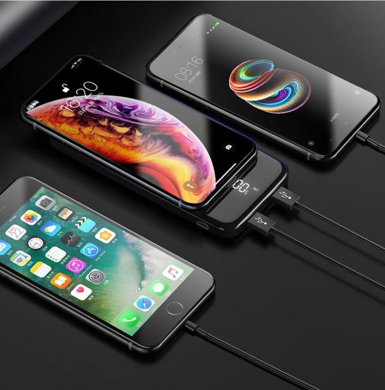 2020 NEW Portable Wireless 30000mah Power Bank Wireless Charger For IPhone External Battery Bank Built-in Charger Powerbank 2 30000mAh Power Bank with Built-in Wireless Charger - Your Portable Power Solution