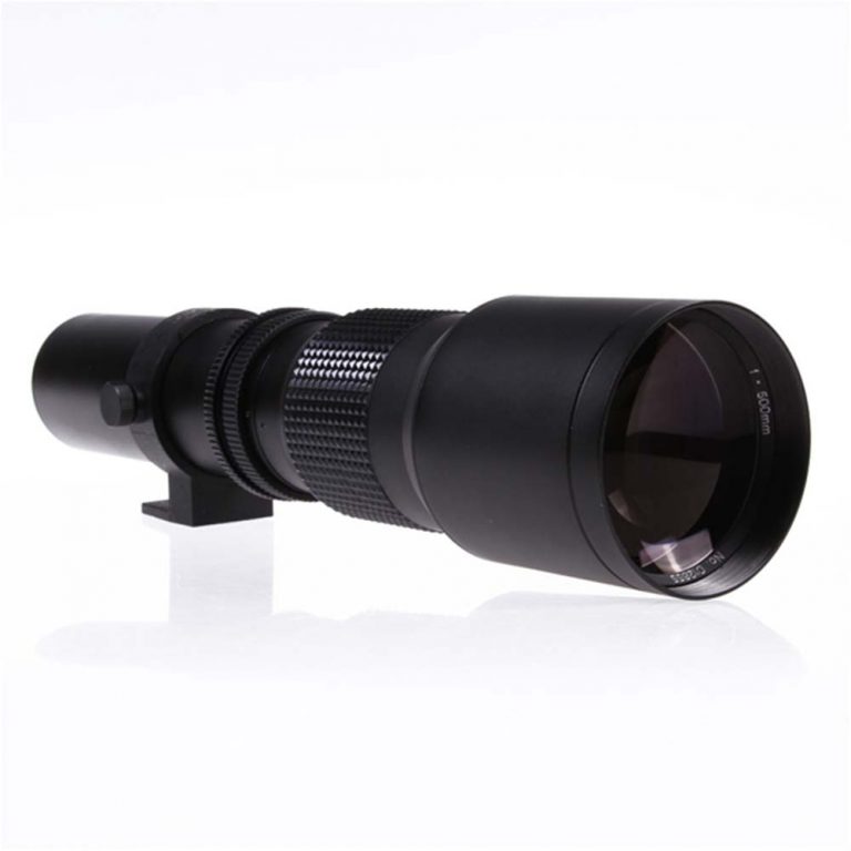 Zoom Lens with T-Mount Adapter Ring for for Canon Nikon
