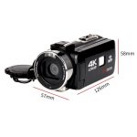 4K Camcorder 48MP Night Vision WiFi Control Digital Camera