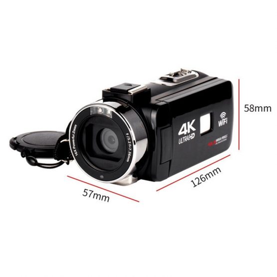 4K Camcorder 48MP Night Vision WiFi Control Digital Camera - Image 4