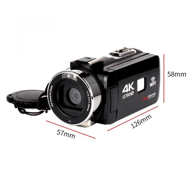 4K Camcorder 48MP Night Vision WiFi Control Digital Camera