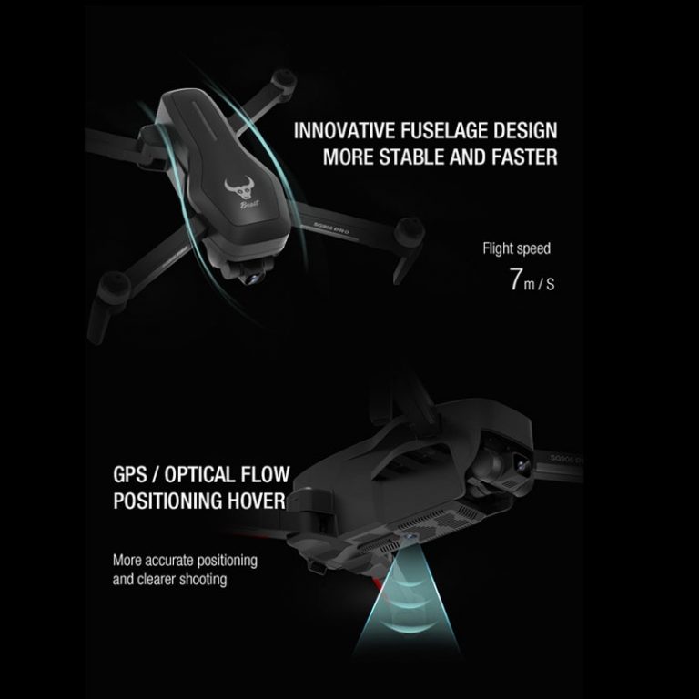 Smart Pro GPS Drone with Wifi FPV 4K HD Camera Two-axis anti-shake Self-stabilizing Gimbal Brushless Quadcopter Fly 1.2KM