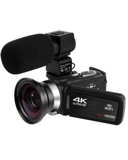 KOMERY New Release Video Camcorder 4K WiFi 48MP Built-in Fill Light Touch Screen Vlogging For Youbute Video Digital Camera