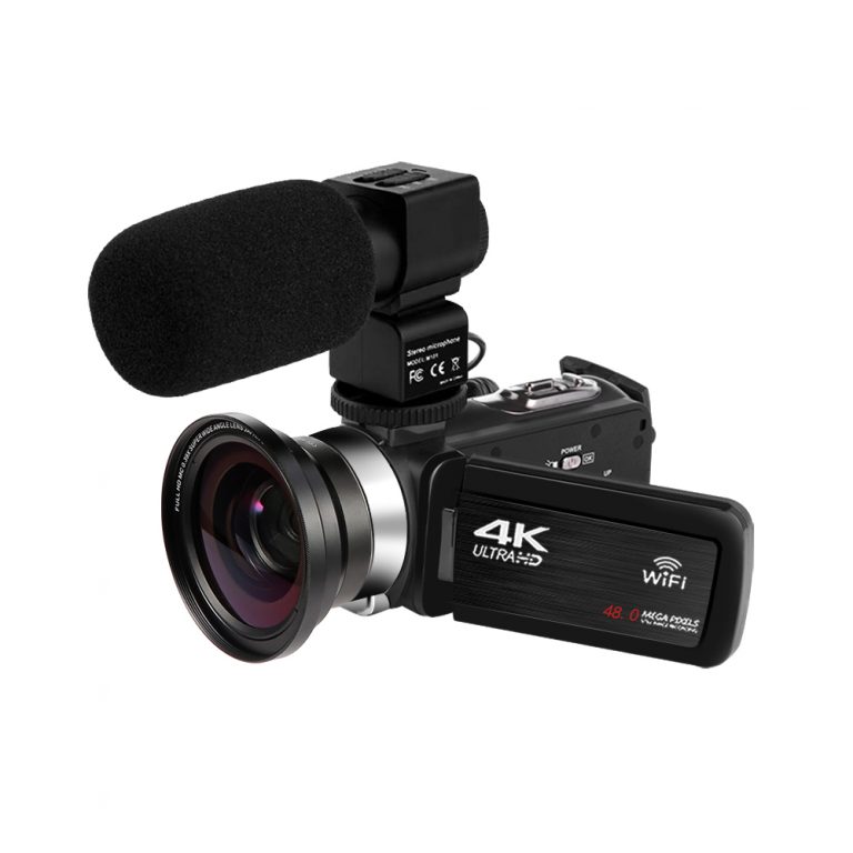 KOMERY New Release Video Camcorder 4K WiFi 48MP Built-in Fill Light Touch Screen Vlogging For Youbute Video Digital Camera