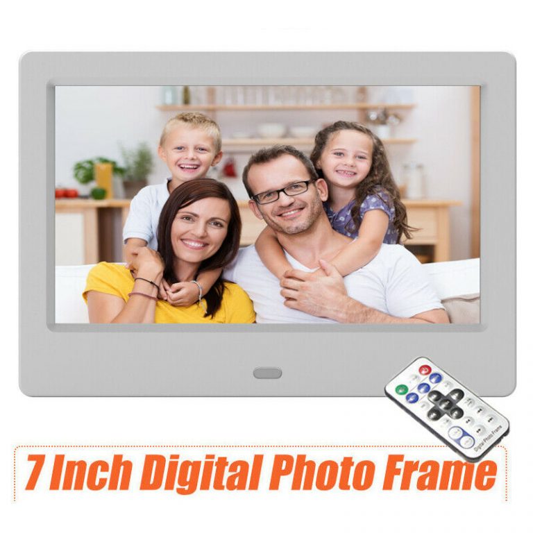 Digital Photo Picture Frame Clock MP4 Movie Player