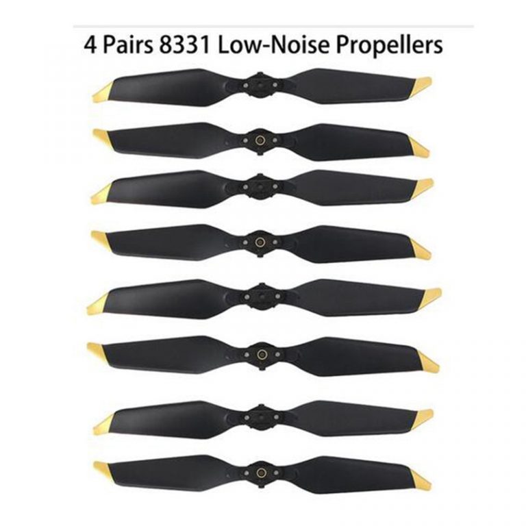 4 Pairs Mavic Pro Platinum 8331 Low Noise Quick-Release Propellers ( Golden/Silver ) for dji Mavic Pro drone Accessories