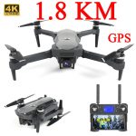 Brushless Motor 4k Gps Drone Dual Camera Foldable Kit Follow Me