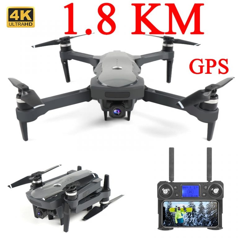 Brushless Motor 4k Gps Drone Dual Camera Foldable Kit Follow Me