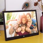 Picture Frame Clock Calendar Remote Control Built-in Speaker
