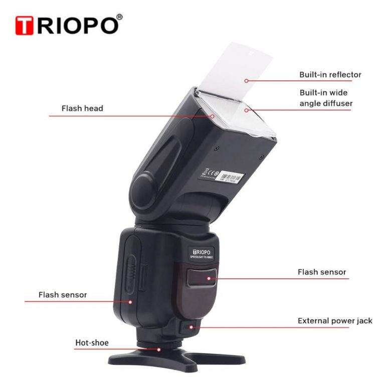 Wireless Mode TTL Speedlite Speedlight For Canon 5D Nikon D750 D800