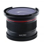 Fisheye Macro Wide Angle Lens Ultra Clear Blue Film Coated For DSLR