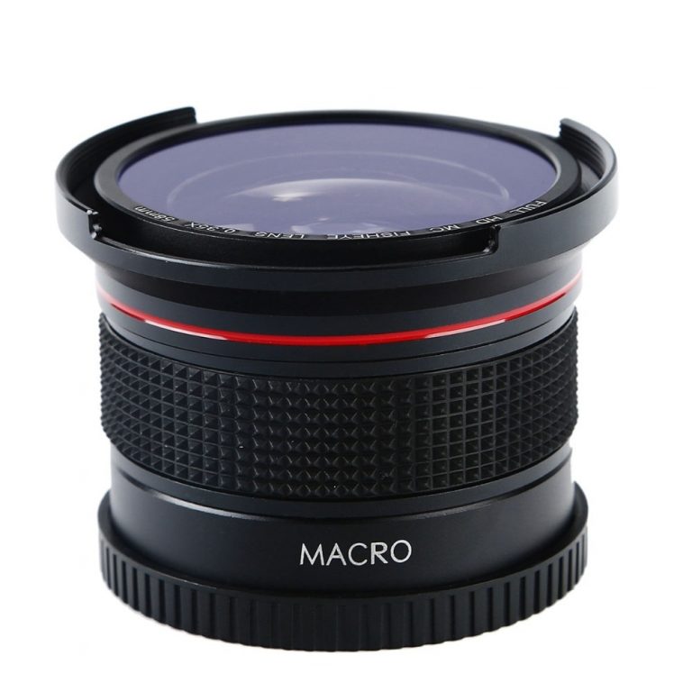 Fisheye Macro Wide Angle Lens Ultra Clear Blue Film Coated For DSLR
