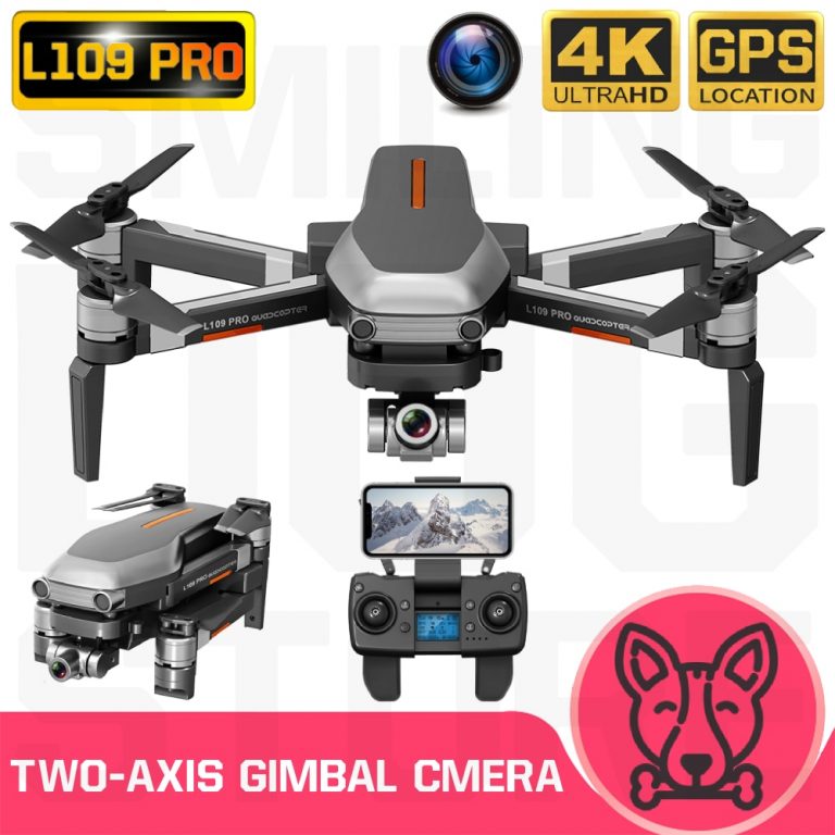 L109 Pro Drone 4K GPS HD Gimbal Camera 5G WIFI FPV Brushless Motor SD Card 1200m Long Distance Drones Professional RC Quadcopter