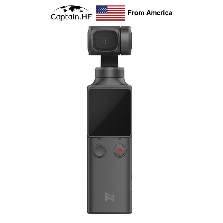 US Captain WIFI Bluetooth PALM3-Axis 4K HD Handheld Gimbal Camera Stabilizer 128° Wide Angle Smart Track Pocket Video Camera