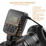 Macro Flash LED Ring Speedlight For Canon Nikon Olympus Sony DSLR Cameras